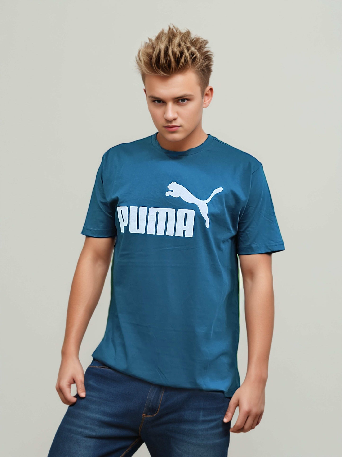 Puma Printed T-shirt for Men P A2