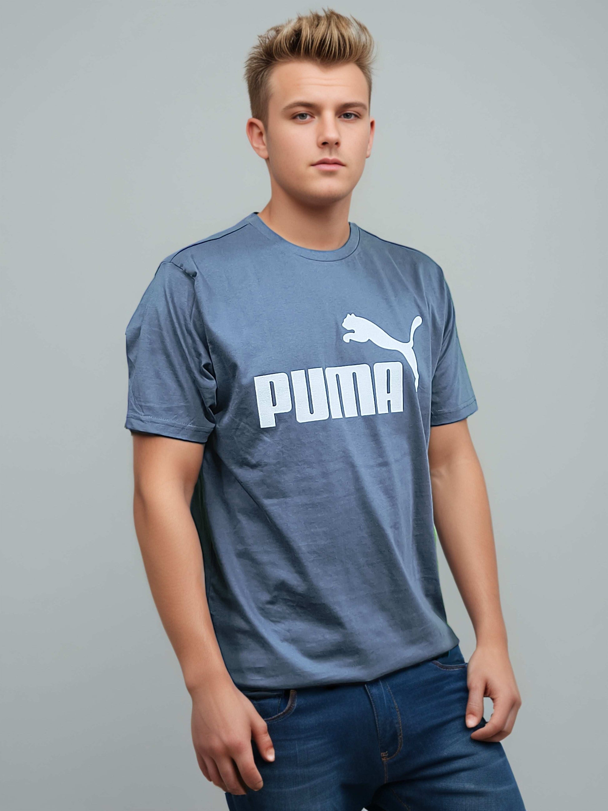Puma Printed T-shirt for Men P A2