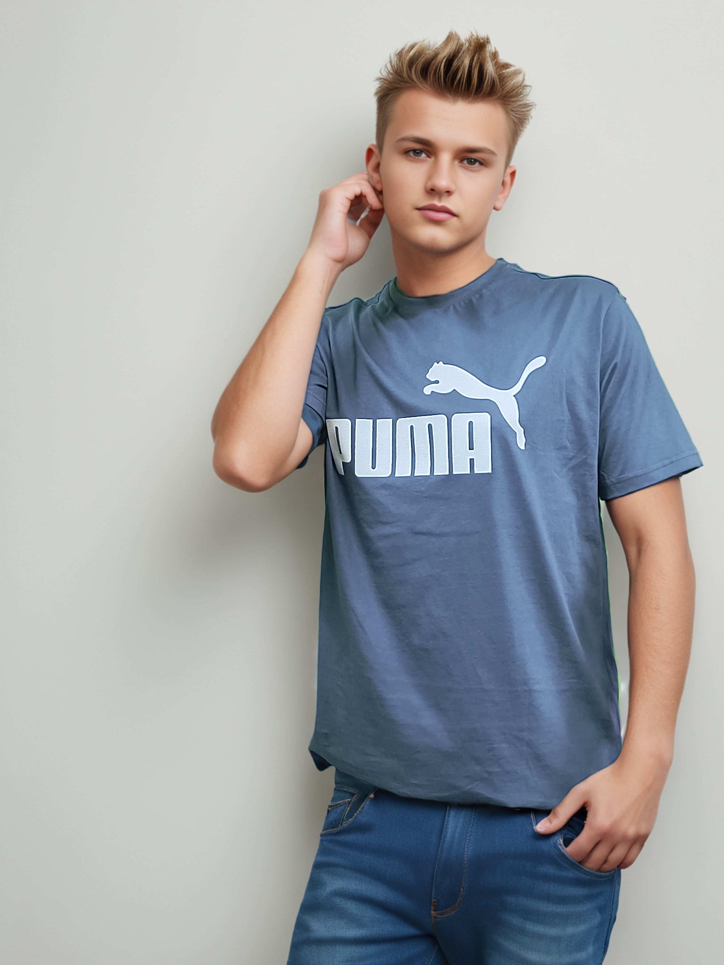 Puma Printed T-shirt for Men P A2