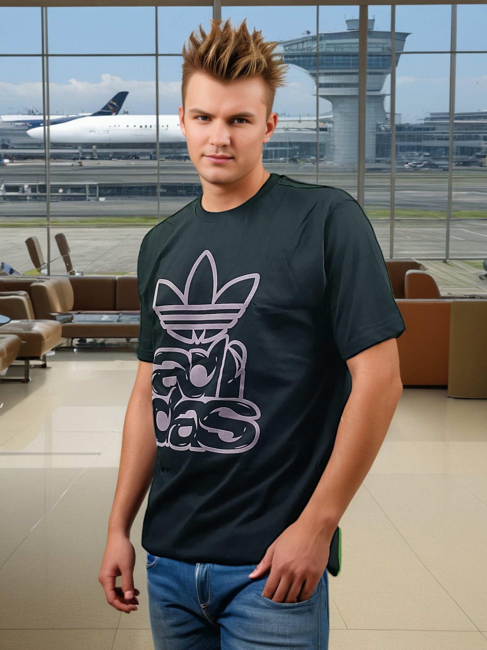 Adidas Printed Tshirt for Men A A3