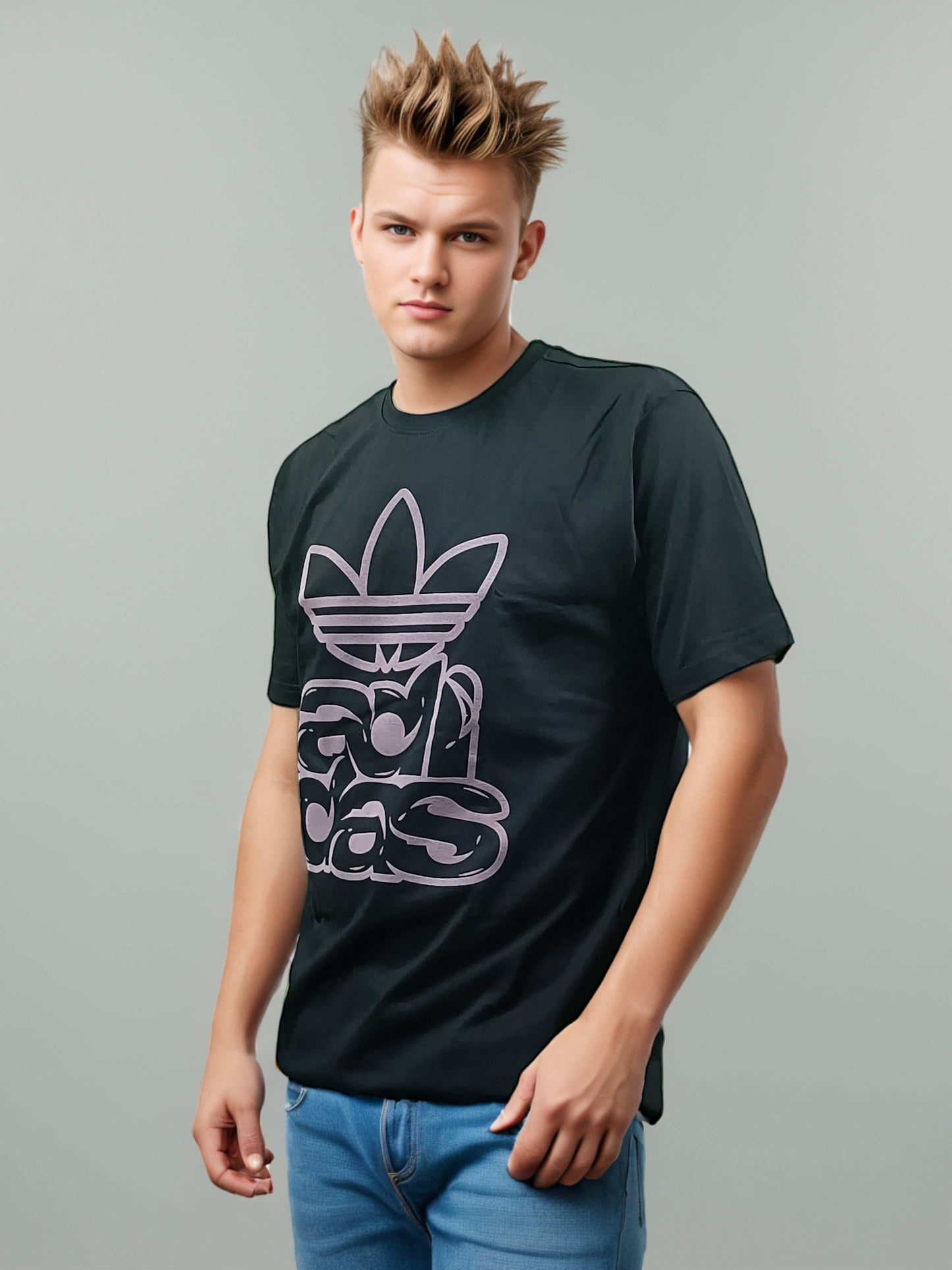 Adidas Printed Tshirt for Men A A3