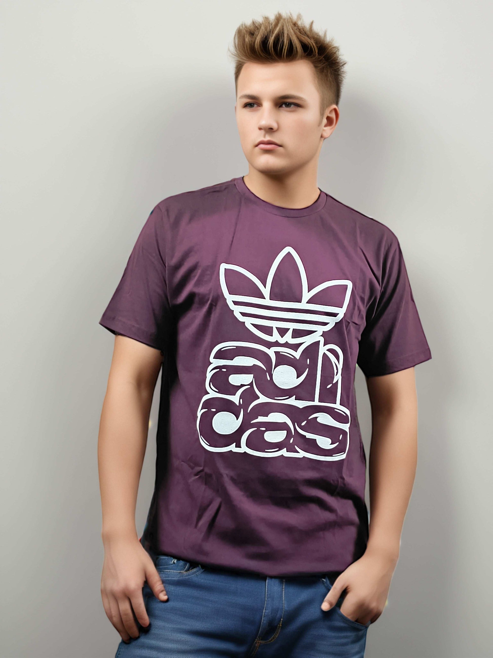 Adidas Printed Tshirt for Men A A3