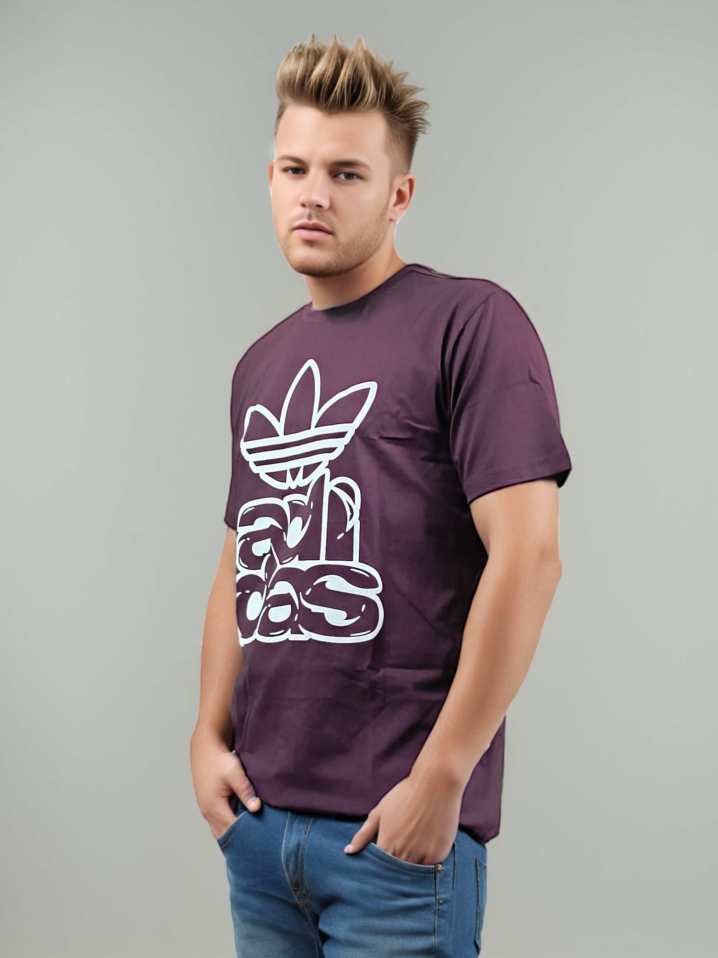 Adidas Printed Tshirt for Men A A3