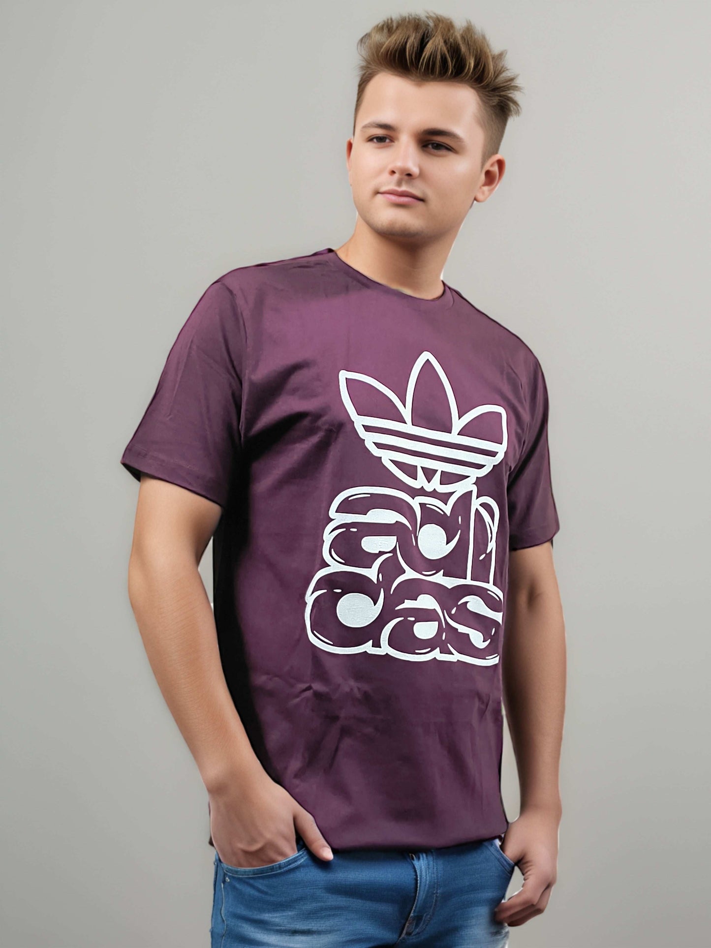 Adidas Printed Tshirt for Men A A3
