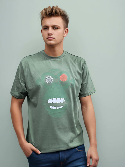 Chimp Printed Tshirt