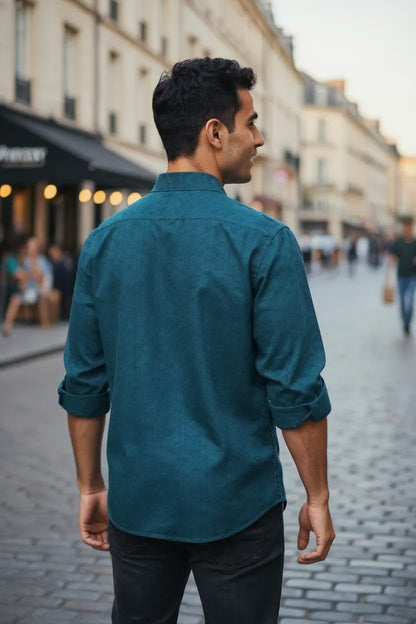 Carnot Textured Shirt Green