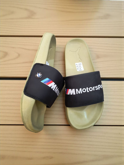 Puma Motor Sport Sliders for Men Black Green