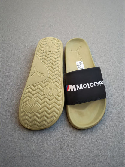 Puma Motor Sport Sliders for Men Black Green