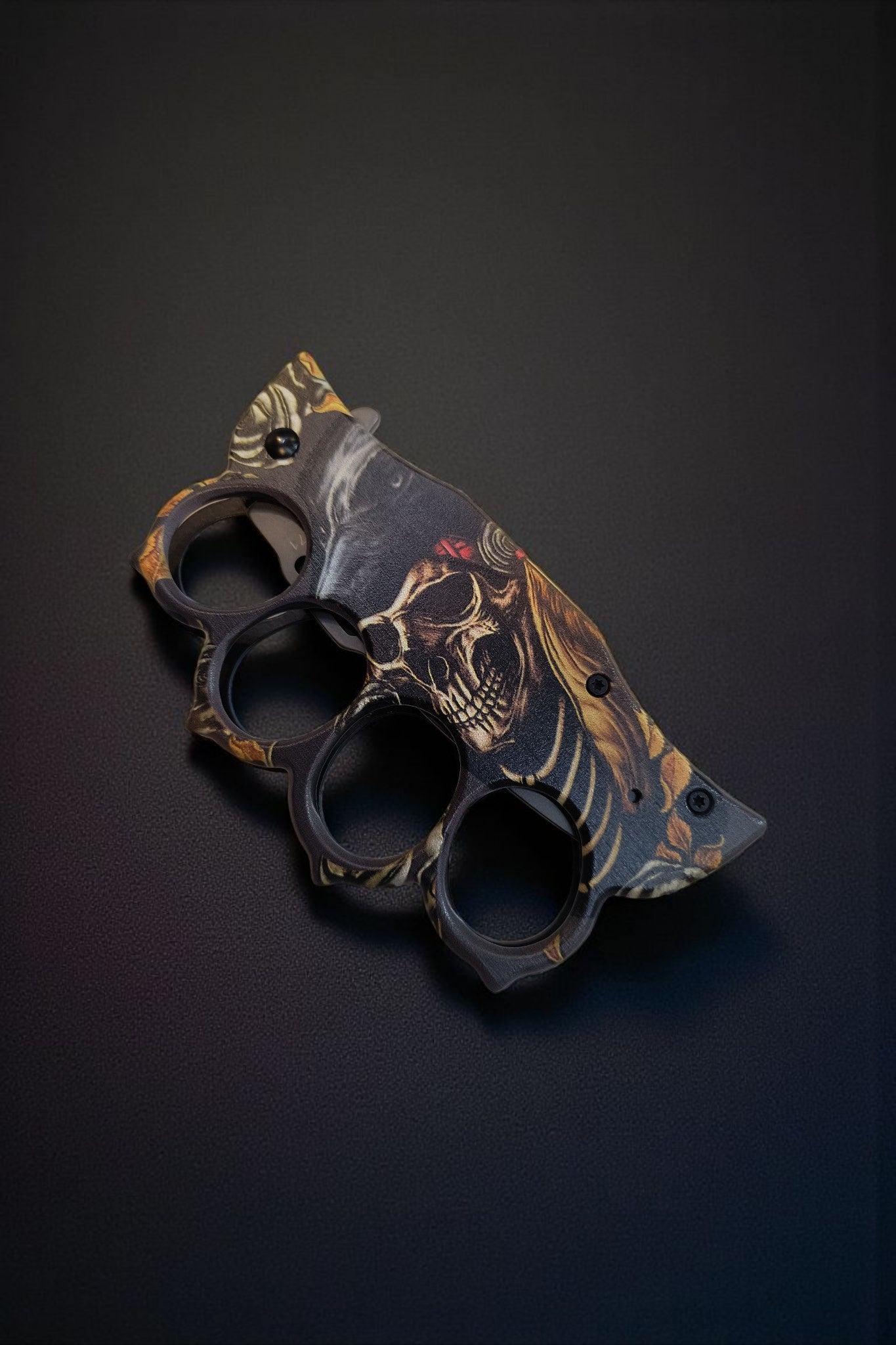 Knuckle Knife Skull Print