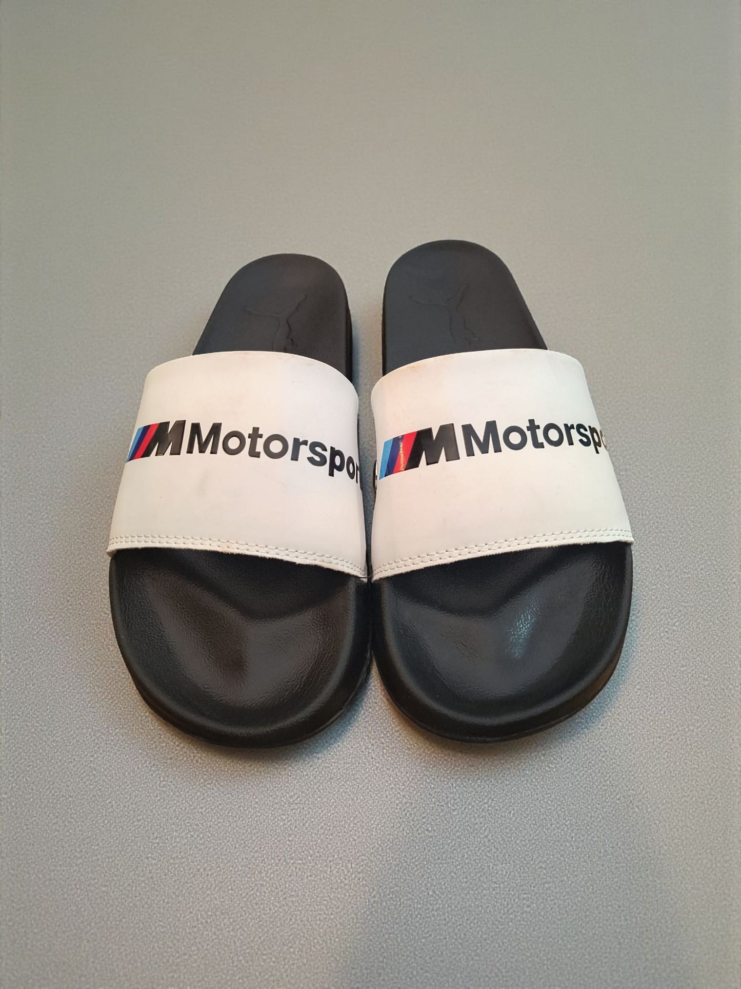 Puma Motor Sport Sliders for Men White Black