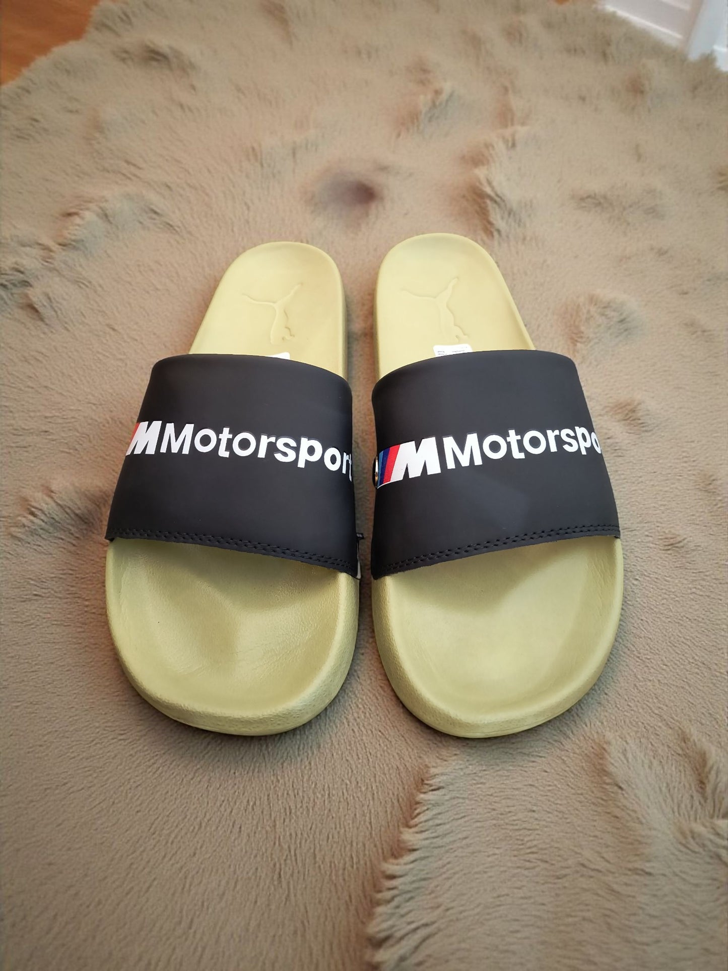 Puma Motor Sport Sliders for Men Black Green