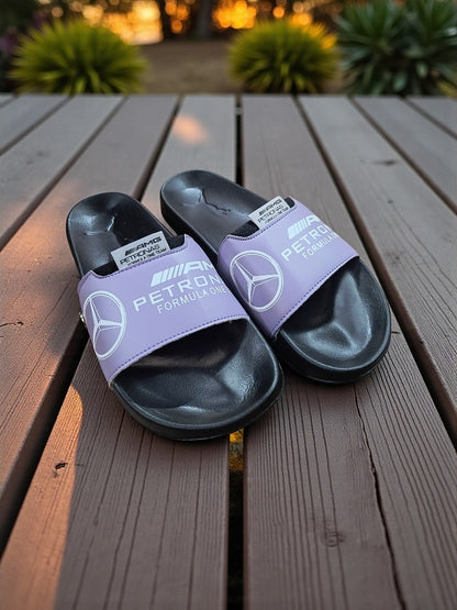AMG Petronas Sliders for Men S Purple Black