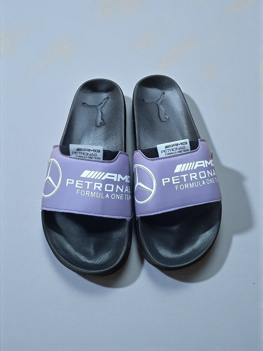 AMG Petronas Sliders for Men S Purple Black