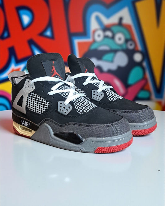 Air Jordan 4 Off White Bred