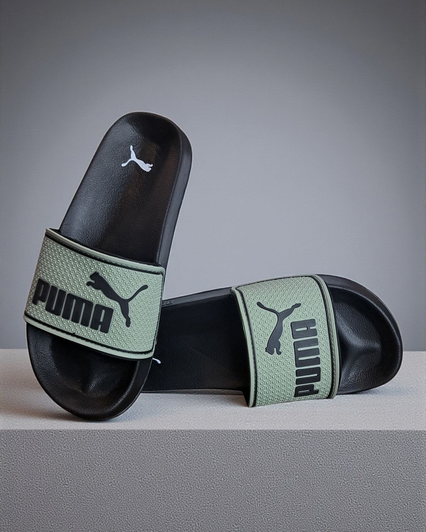 Puma Leadcat 2.0 Sliders Green Black