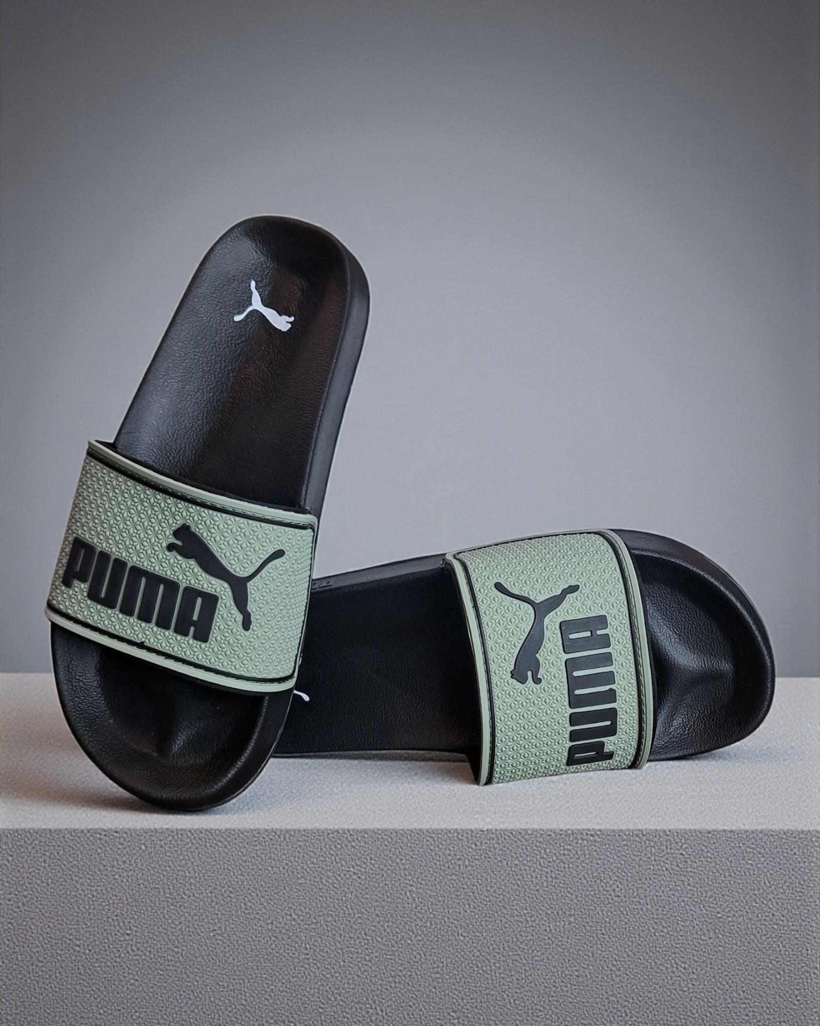 Puma Leadcat 2.0 Sliders Green Black