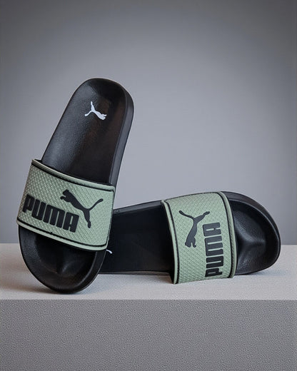 Puma Leadcat 2.0 Sliders Green Black