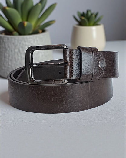 Scenario Textured Leather Belt S08