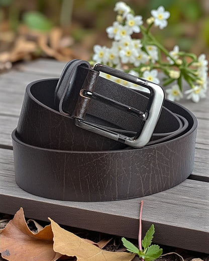 Scenario Textured Leather Belt S08