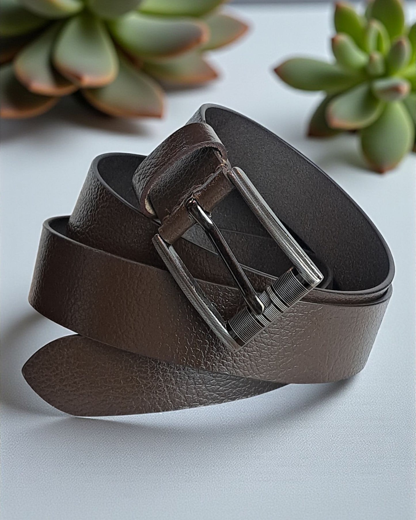Scenario Plain Genuine Leather Belt S05