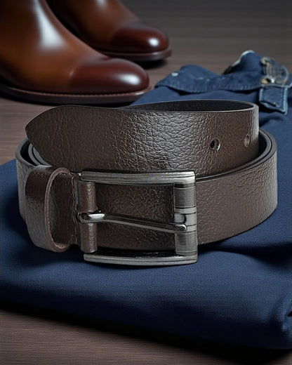 Scenario Plain Genuine Leather Belt S05