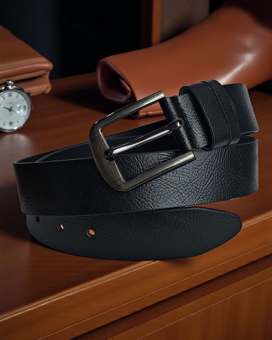 Scenario Textured Leather Belt S09