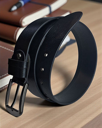 Scenario Textured Leather Belt S09