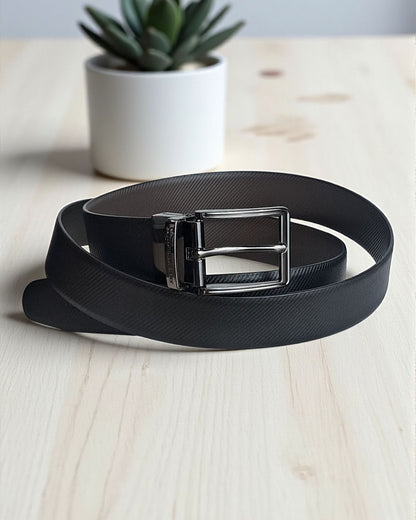 Burberry Reversible Italian Leather Belt
