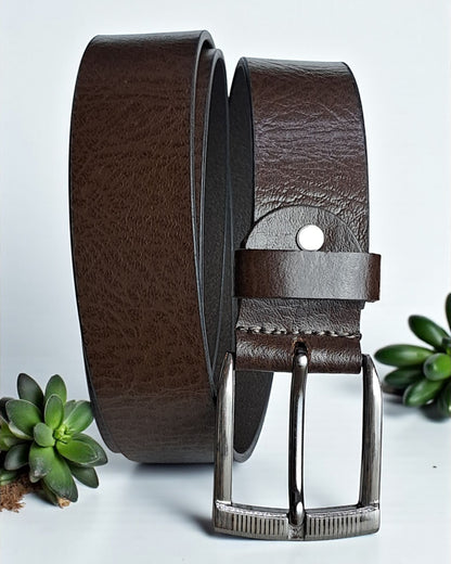 Scenario Textured Genuine Leather Belt S03