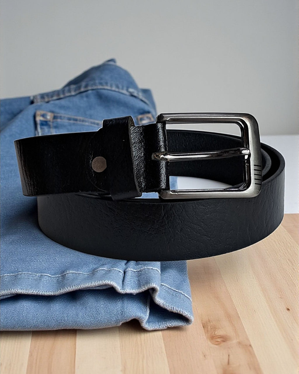 Scenario Textured Genuine Leather Belt S06