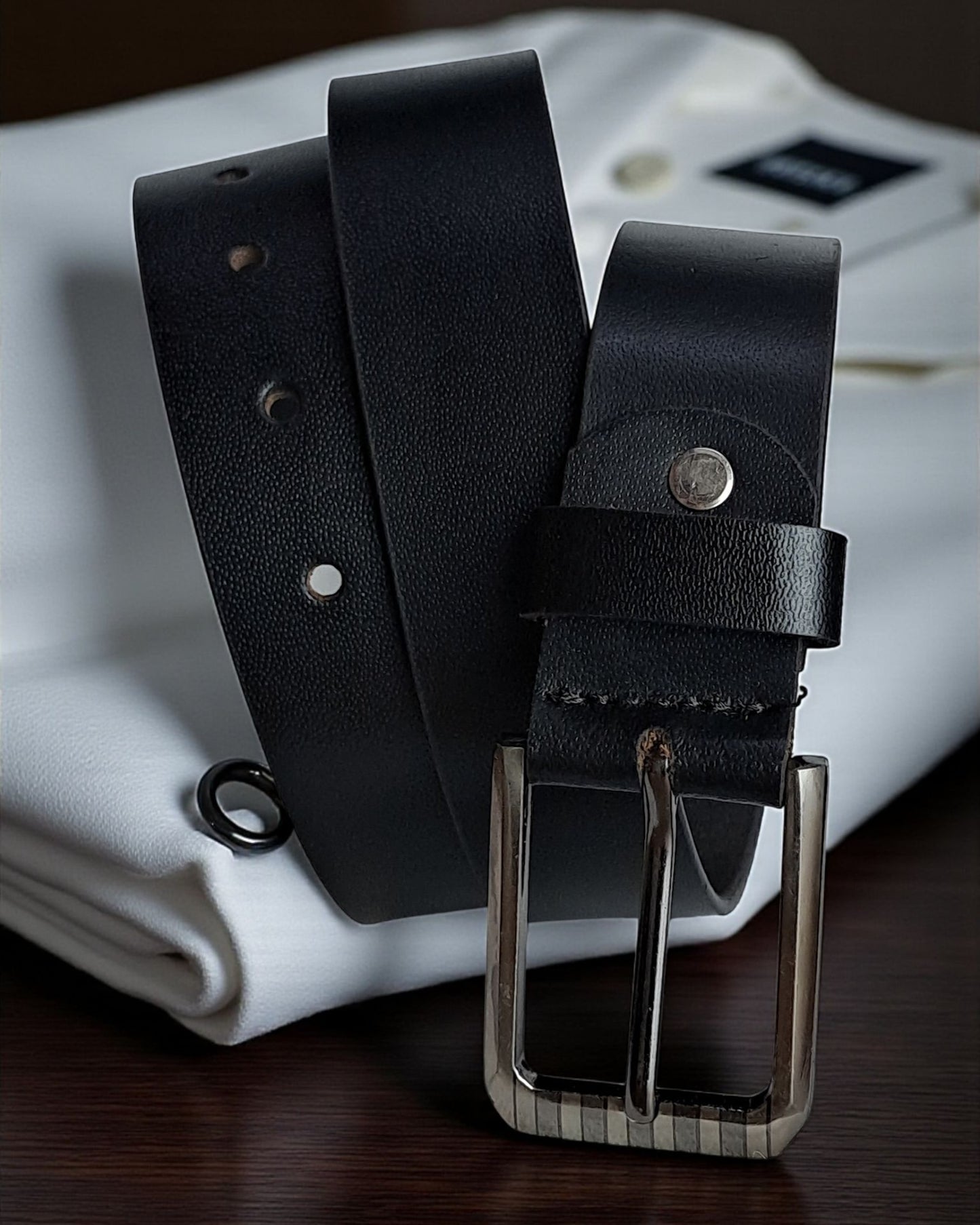 Scenario Plain Genuine Leather Belt S04