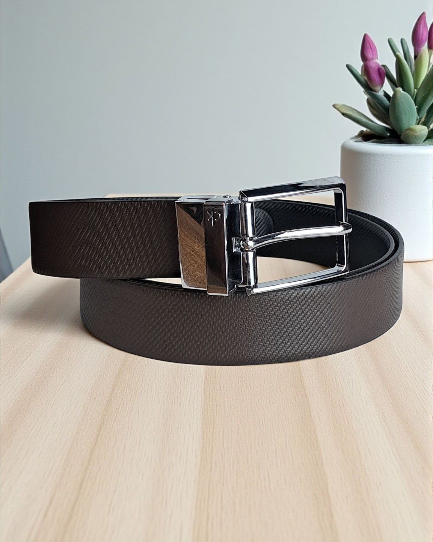 CK Reversible Italian Leather Belt