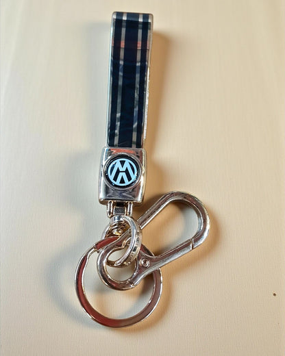 Keychain with Golden Finish Straps