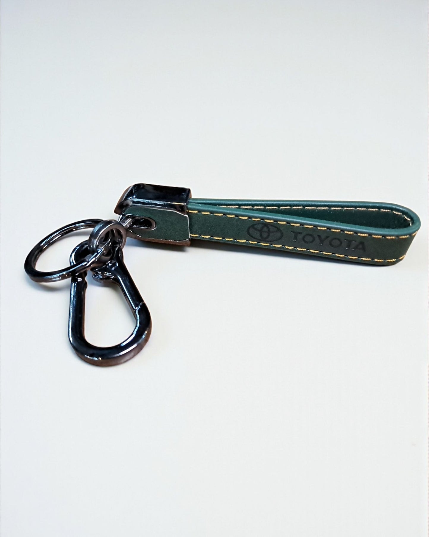 Toyota Keychain with PU Leather Side Stich Straps
