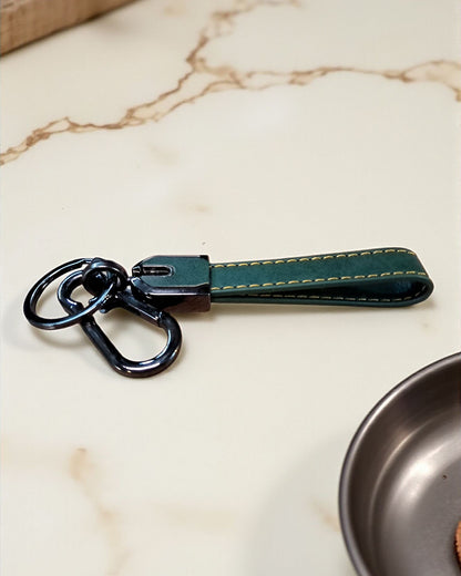 Toyota Keychain with PU Leather Side Stich Straps