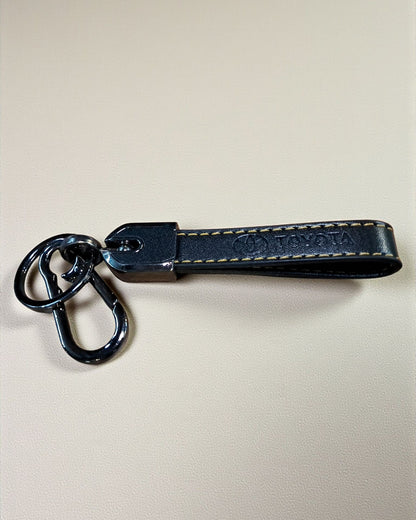 Toyota Keychain with PU Leather Side Stich Straps