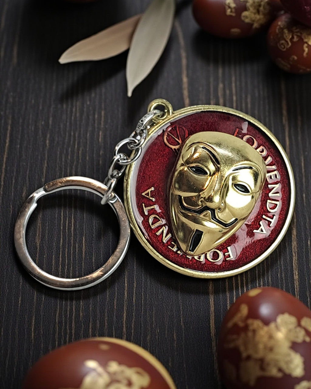 Forvendta Spinning keychain