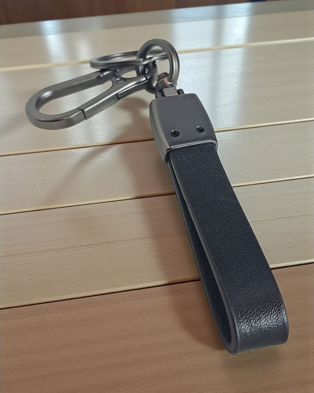 Keychain with PU Leather Strap