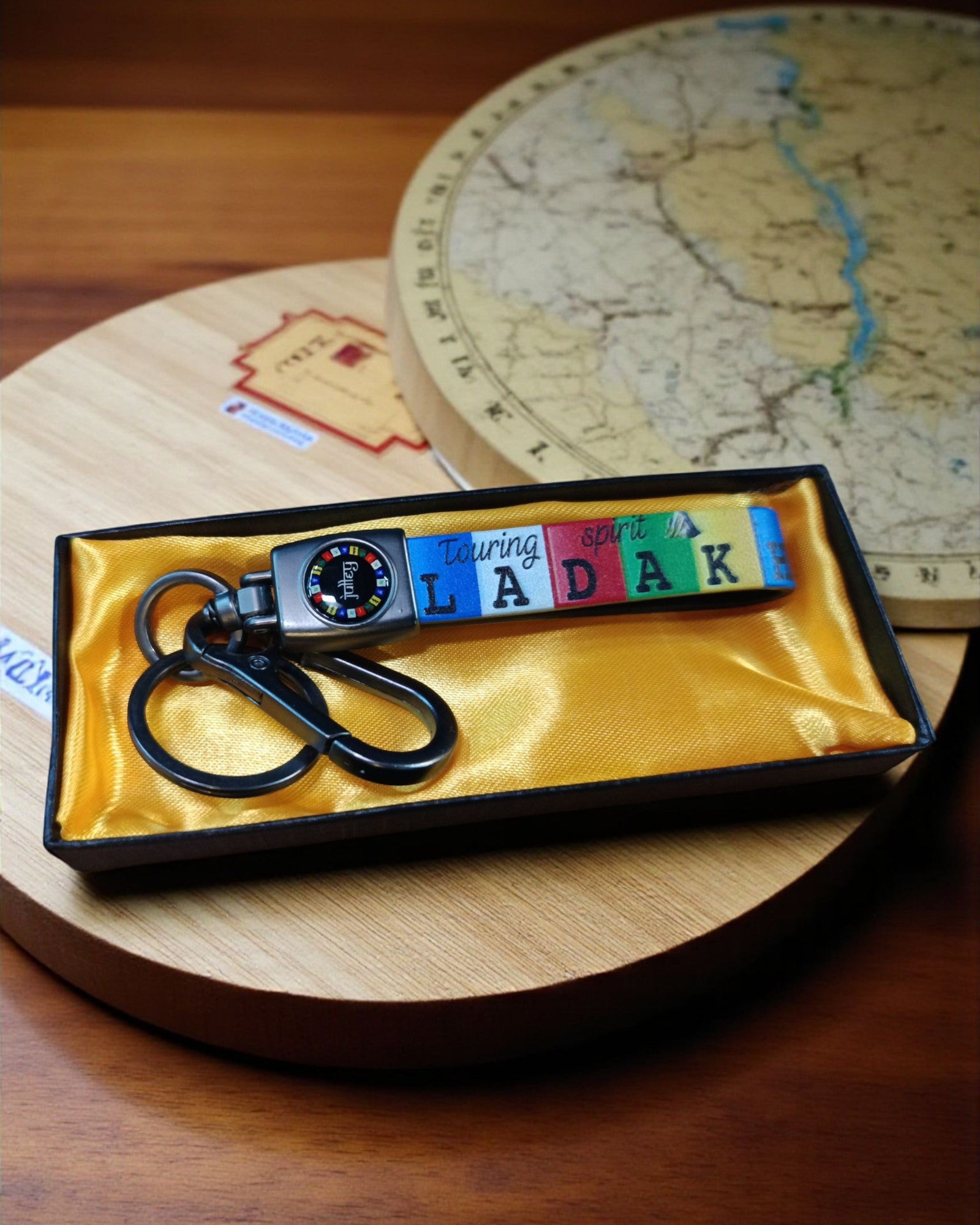 Keychain with PU Leather Strap