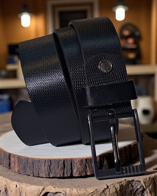 Scenario Textured Genuine Leather Belt S07
