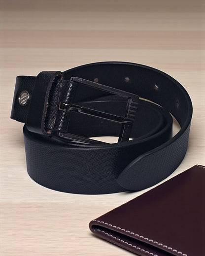 Scenario Textured Genuine Leather Belt S07