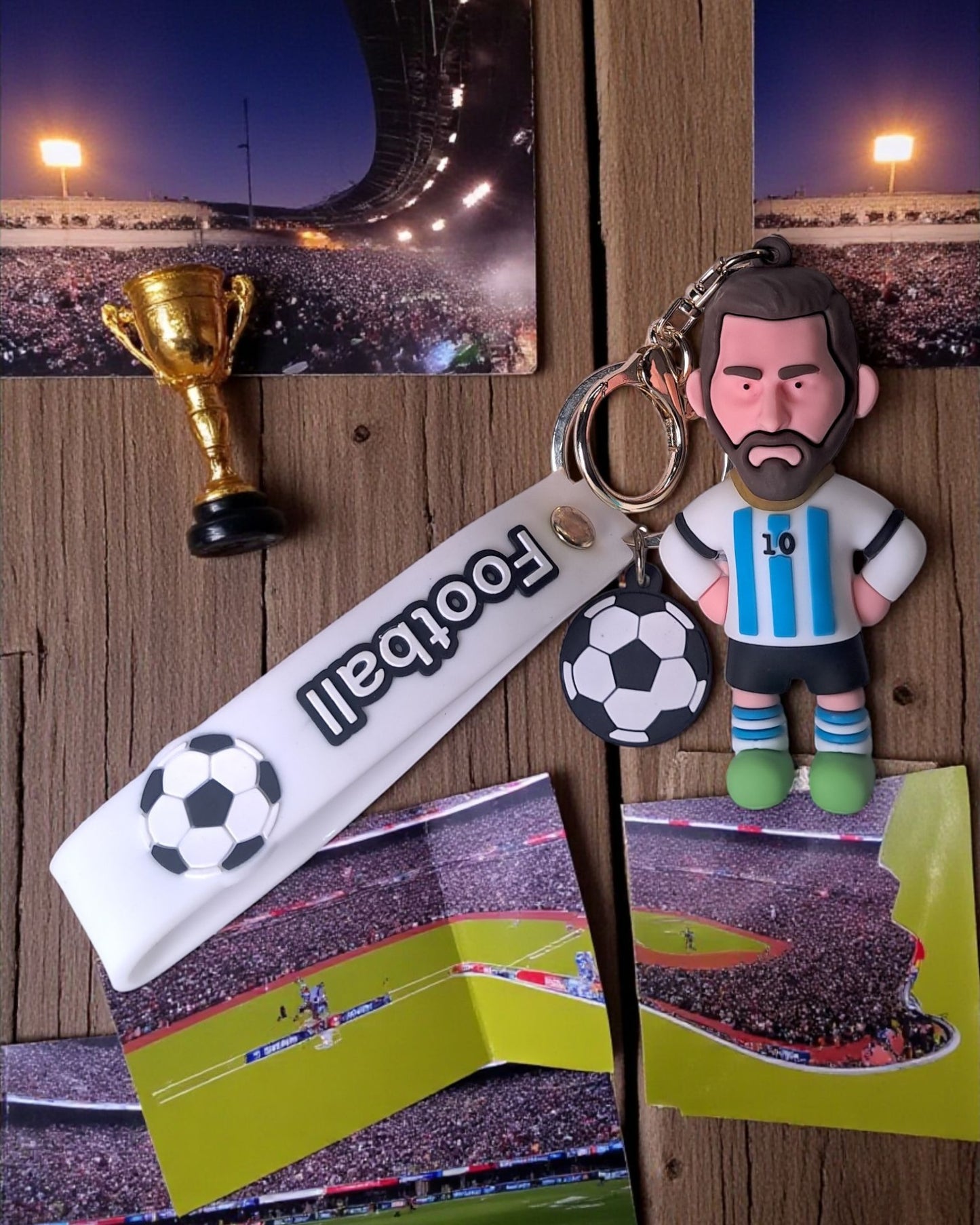 Messi 10 Argentina Keychain