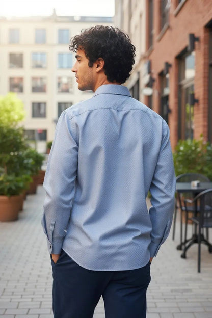 Selver Textured Shirt Grey