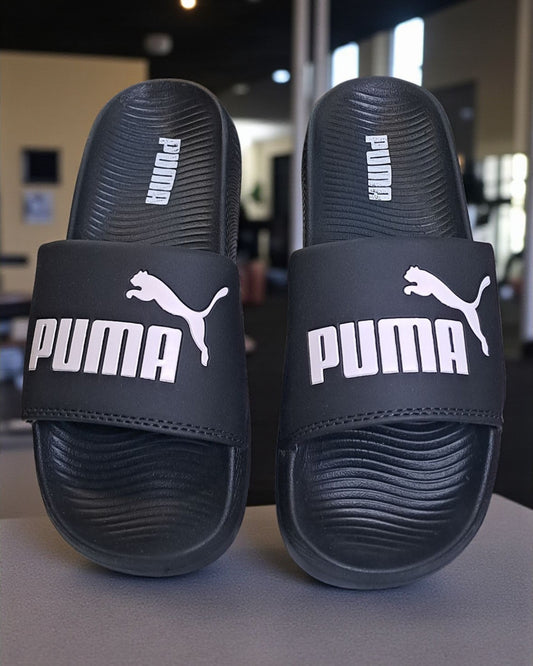 Puma Name and logo Printed Slipper Black 03