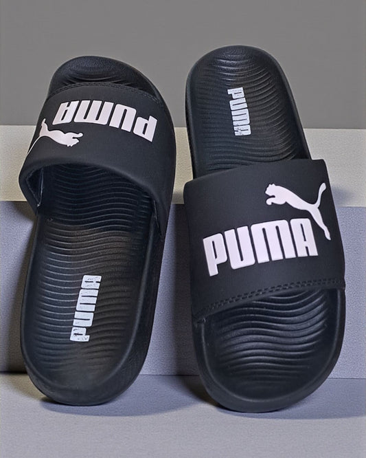 Puma Name and logo Printed Slipper Black 03