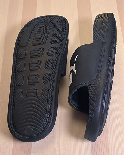 Puma Name and logo Printed Slipper Black 03