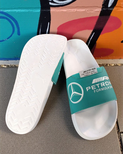 AMG Petronas Slipper Green White