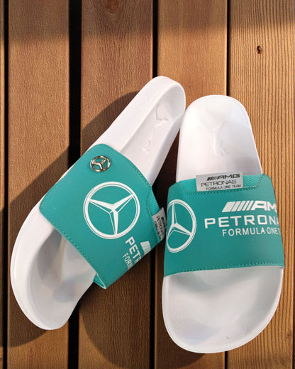 AMG Petronas Slipper Green White