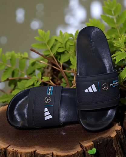AMG Petronas Adidas Slipper Black