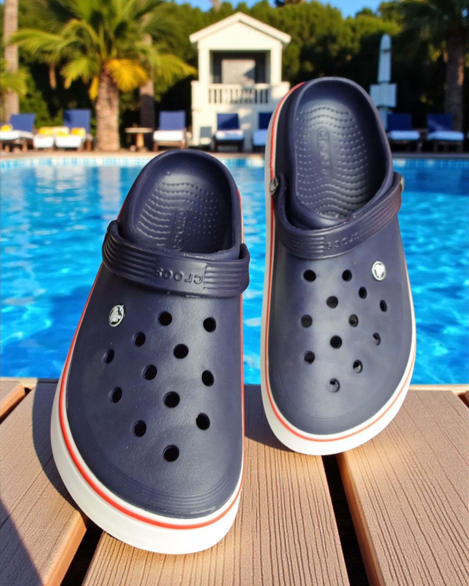 Crocs Offcourt Navy Blue